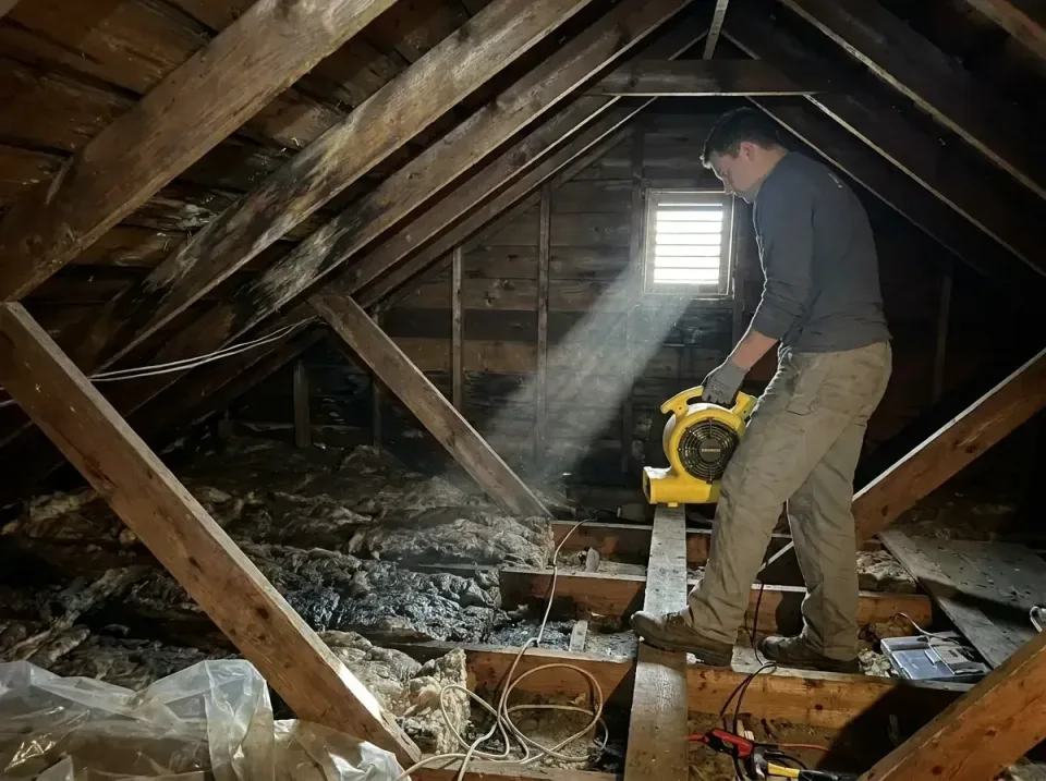 attic-water-damage-drying-proc-007 — frequently asked questions, Emergency Water Extraction & 24/7 Flood Response in Trumann…